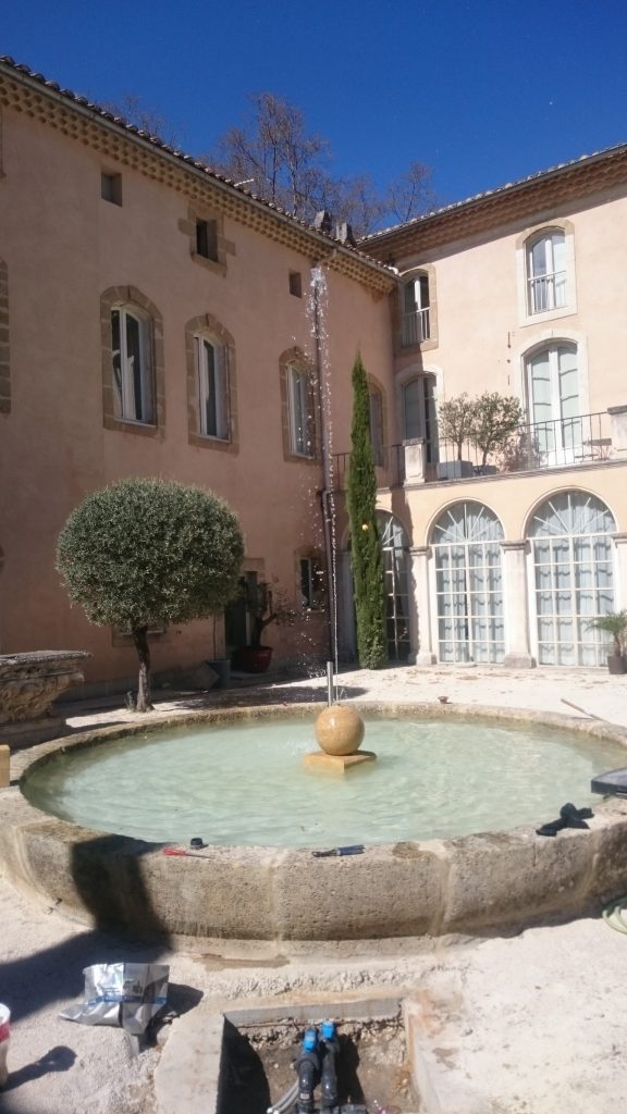 Bassin pour Jardin à Rognes, Paysagiste Aix en provence